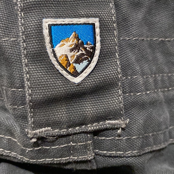 KUHL 'The Law' Vintage Patinadye Full Style Canvas Pants Carbon W34 x L34 TALL - Picture 5 of 12